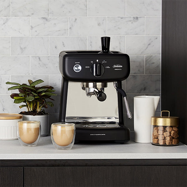 Sunbeam Mini Barista Coffee Machine - Compact Espresso Maker for Home & Office - Perfect for Small Spaces & Coffee Lovers
