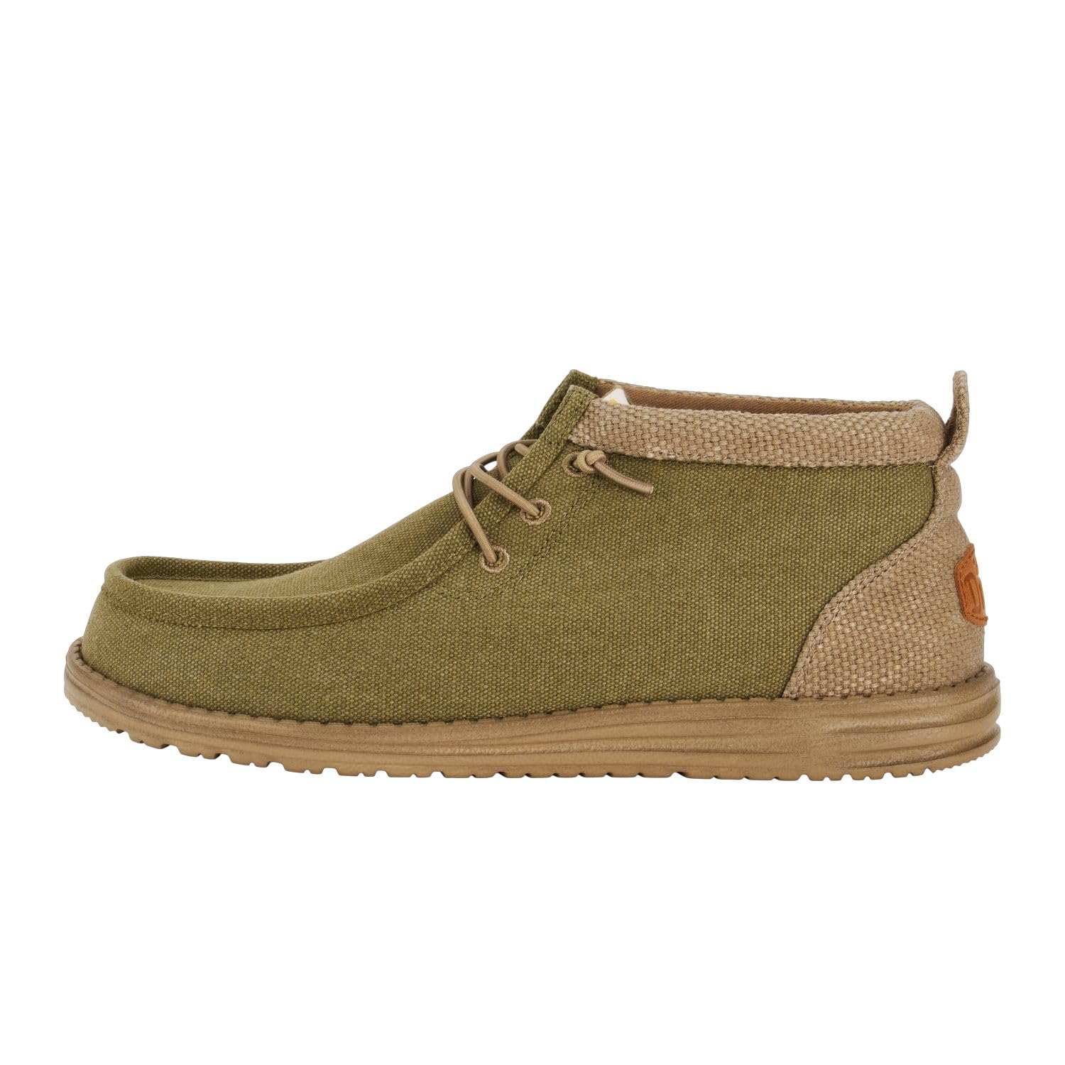Hey Dude Men's Wally Mid Slip-On Loafers - Comfortable Lightweight Casual Shoes for Men | Perfect for Walking, Travel & Everyday Wear