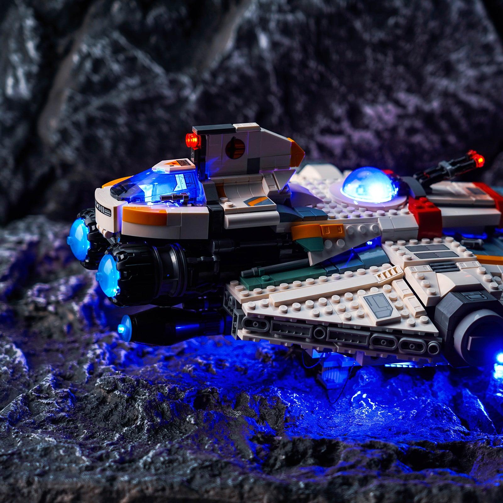 LEGO Star Wars Ghost & Phantom II (75357) Lighting Kit - LED Light Set for Building Blocks - Enhance Your LEGO Display for Home Decor & Collectibles