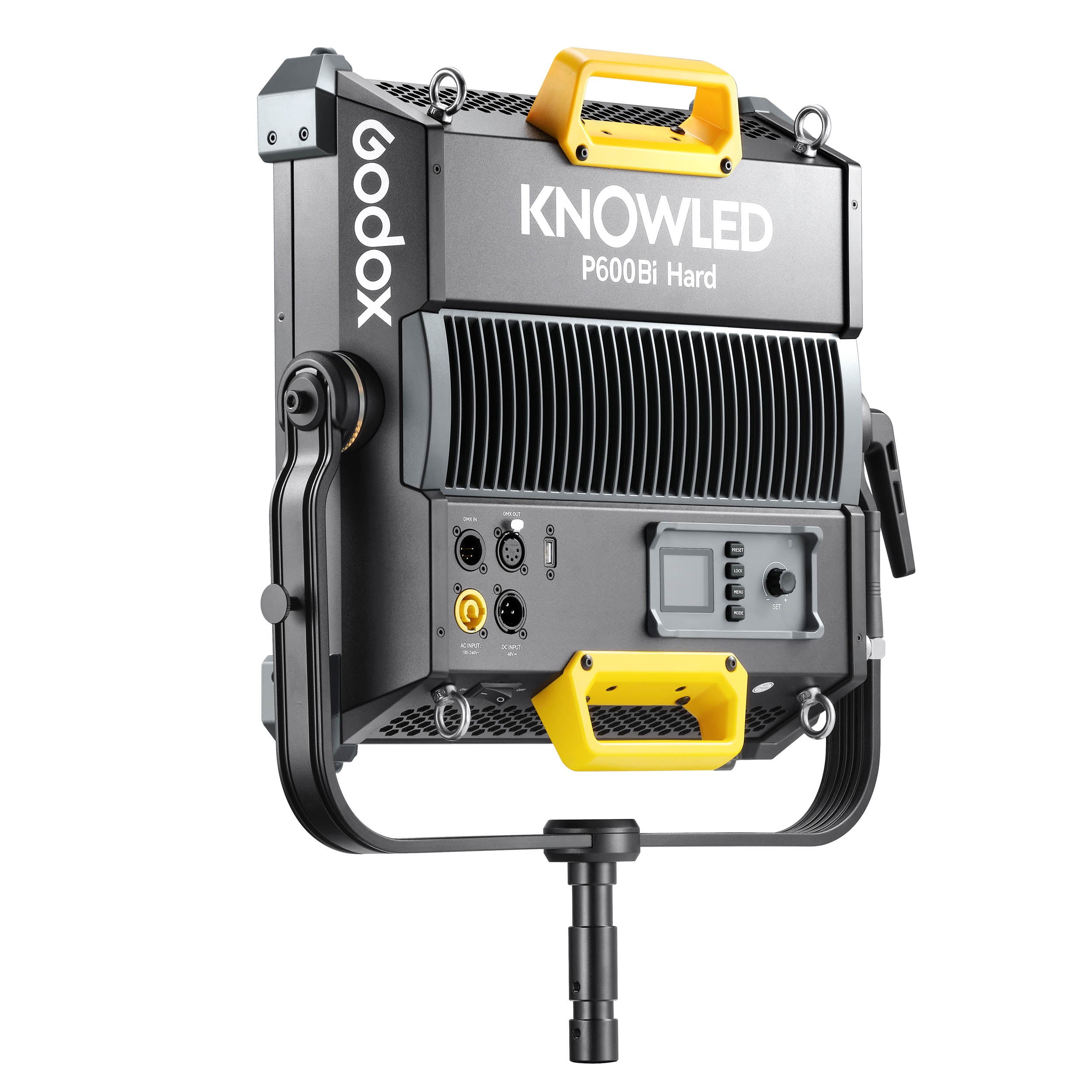 KNOWLED P600Bi 700W Bi-Color LED Panel Light - 1'x1' Hard Light for Photography, Videography & Film Production - Perfect for Studio, YouTube & Live Streaming