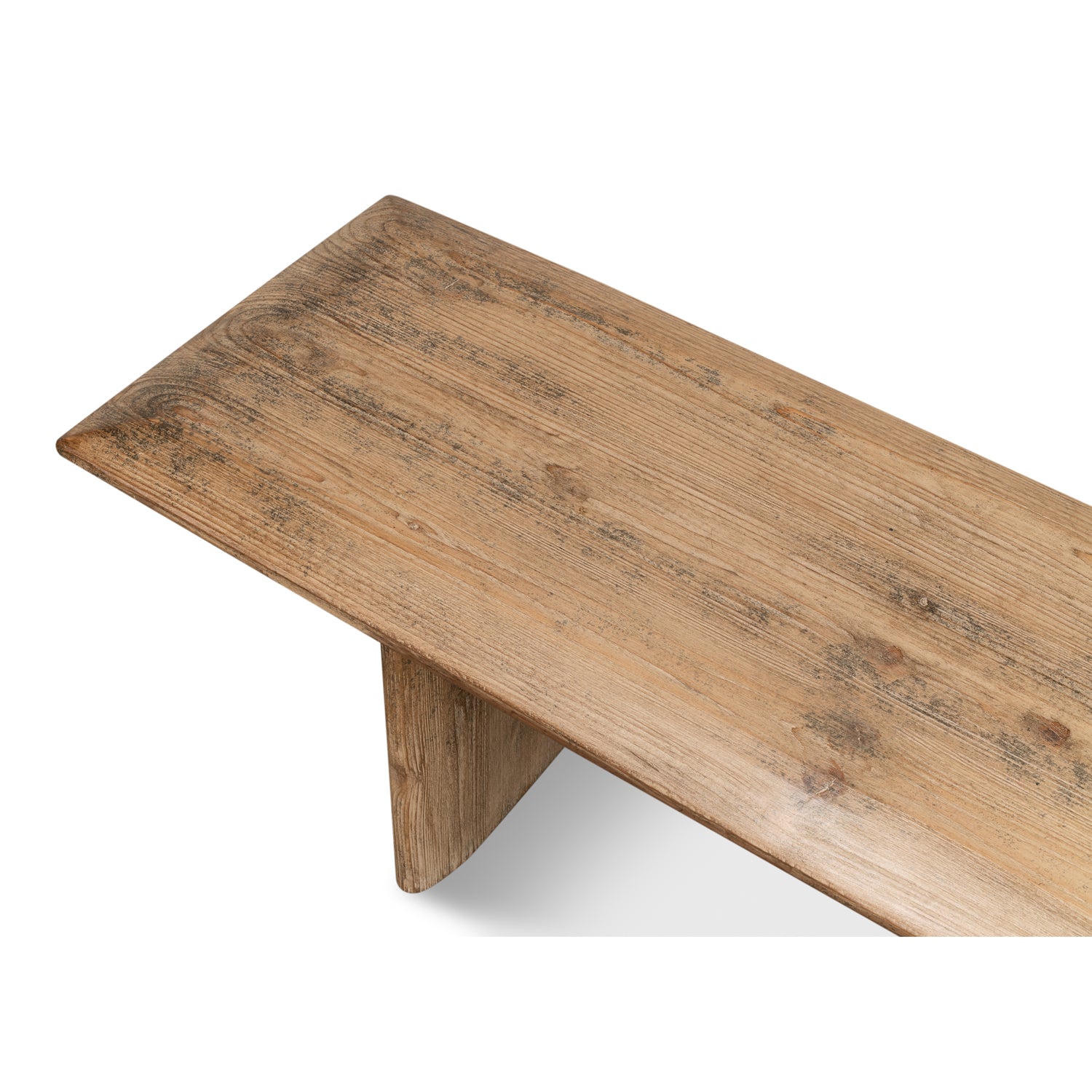 Andre Bench Natural Wood - Sarreid 53689 - Stylish and Durable Wooden Bench for Living Room, Bedroom, or Outdoor Patio