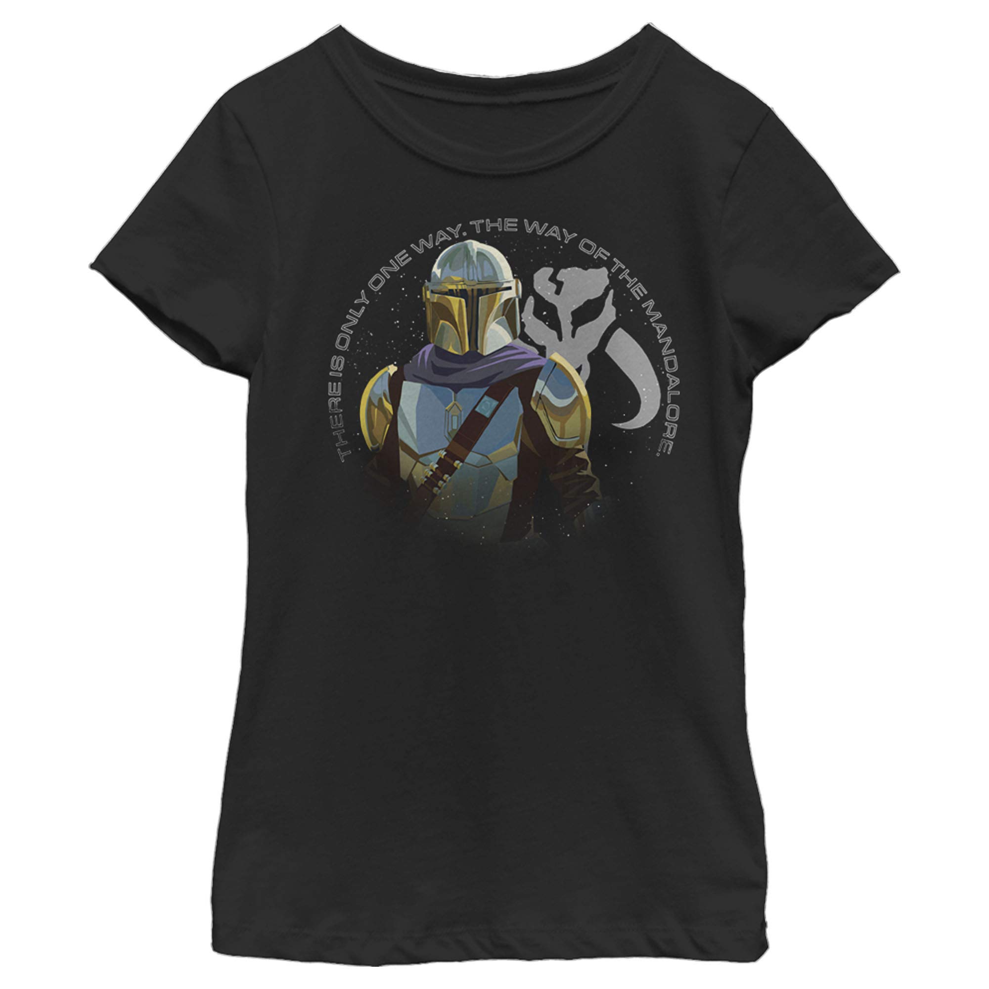 The Mandalorian Way Graphic T-Shirt for Girls | Star Wars Inspired Fashion | Perfect for Cosplay, Gifts & Everyday Wear