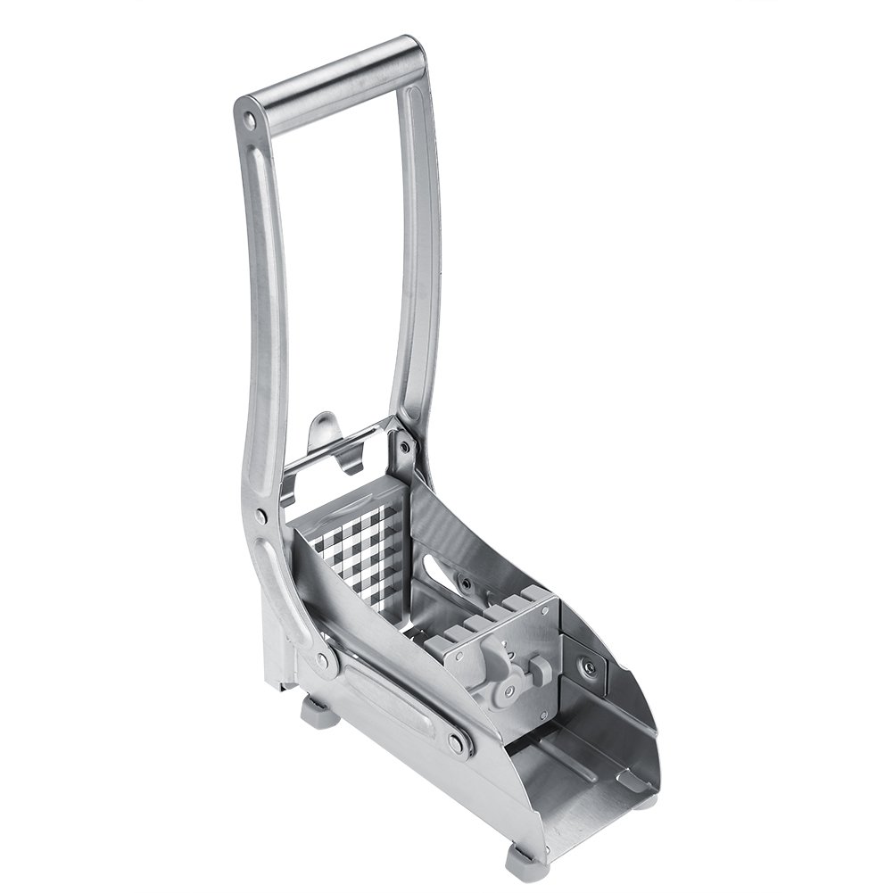 Premium Stainless Steel Potato Cutter - French Fry Maker & Vegetable Slicer for Perfect Homemade Fries, Chips | Durable Kitchen Tool for Potatoes, Carrots, Apples | Ideal for Meal Prep, Snacks, Parties & Restaurants