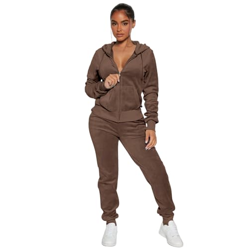Hoodie/Jogger Pants-brown