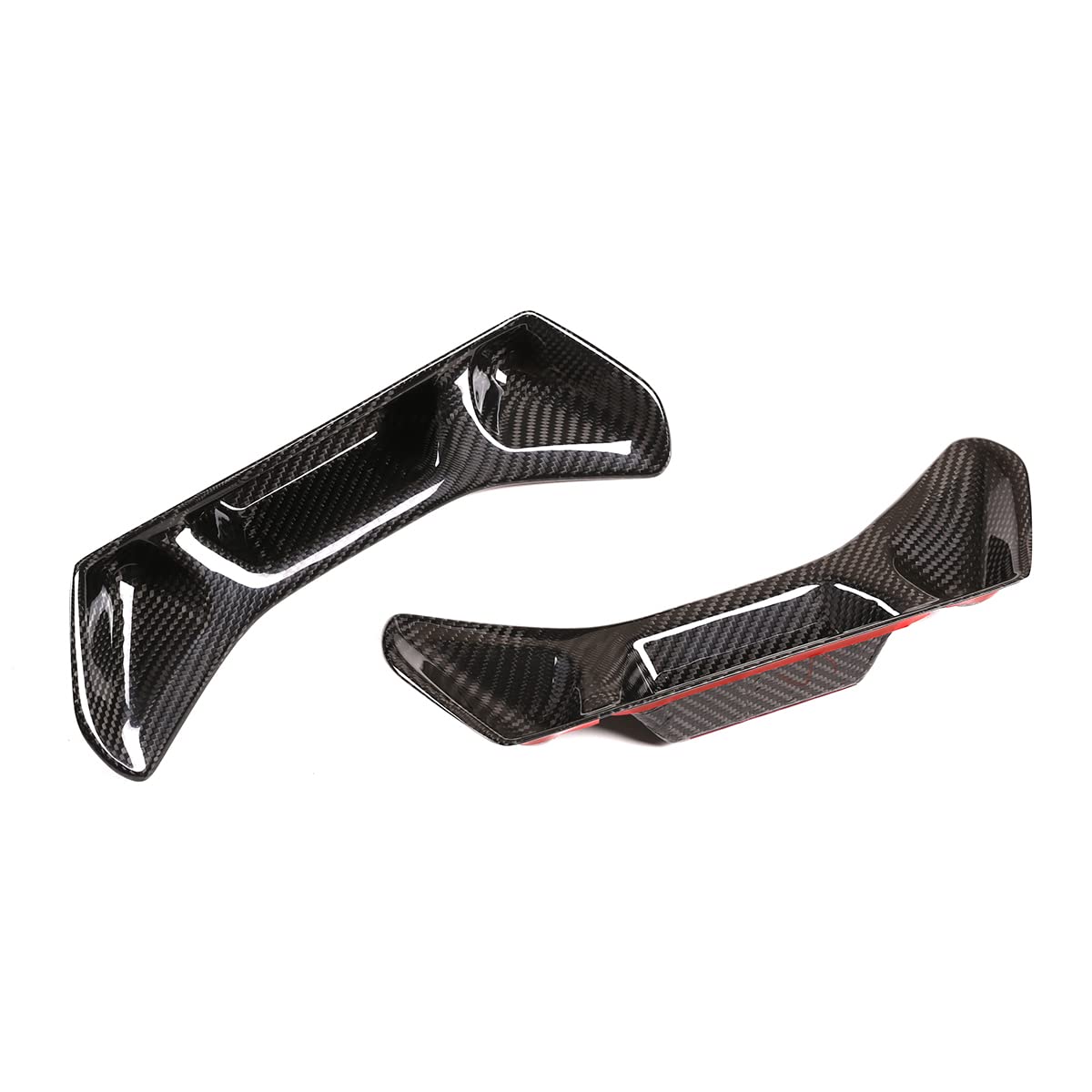Real Carbon Fiber Seat Back Trim Cover for Toyota Supra GR A90 A91 MK5 2019-2022 | Interior Seat Protector & Decorative Frame Cover (2PCS, Carbon Fiber Pattern) | Perfect for Car Enthusiasts & Customization
