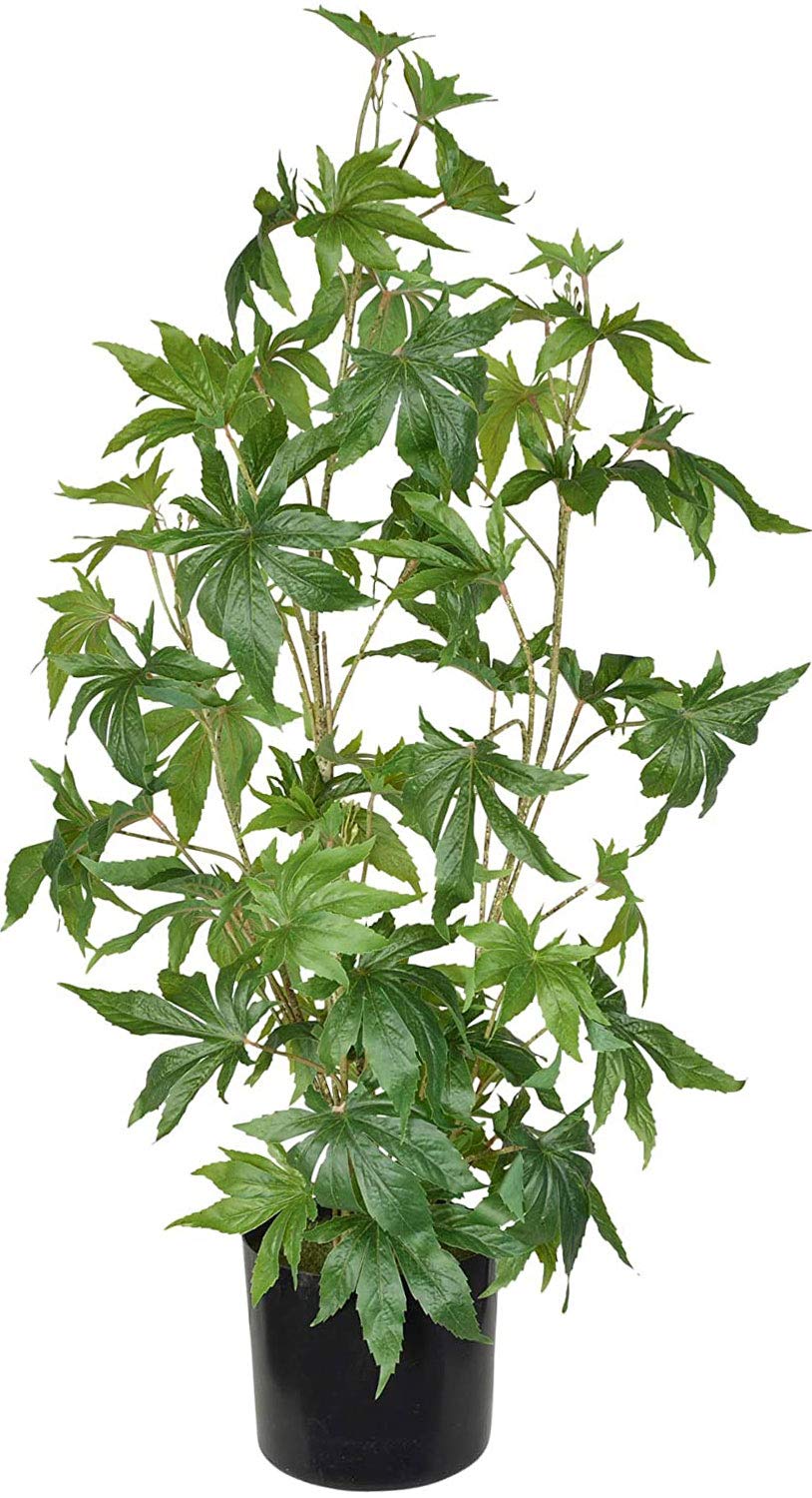 36 Inch Artificial Cannabis Plant - Realistic Fake Marijuana Potted Decor for Home & Office - Indoor/Outdoor Decorative Plant for Parties, Events & Cannabis-Themed Decorations