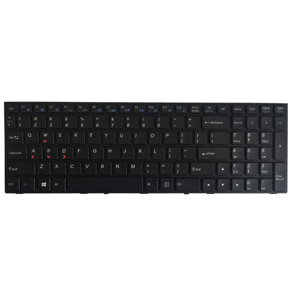 New Gaming Keyboard for Clevo Sager P650 P650SE P655SE NP8652 NP8650 NP8670 NP8671 MP-13H83USJ430B - US Layout Backlit Replacement Laptop Keyboard | Perfect for Gaming, Work & Typing
