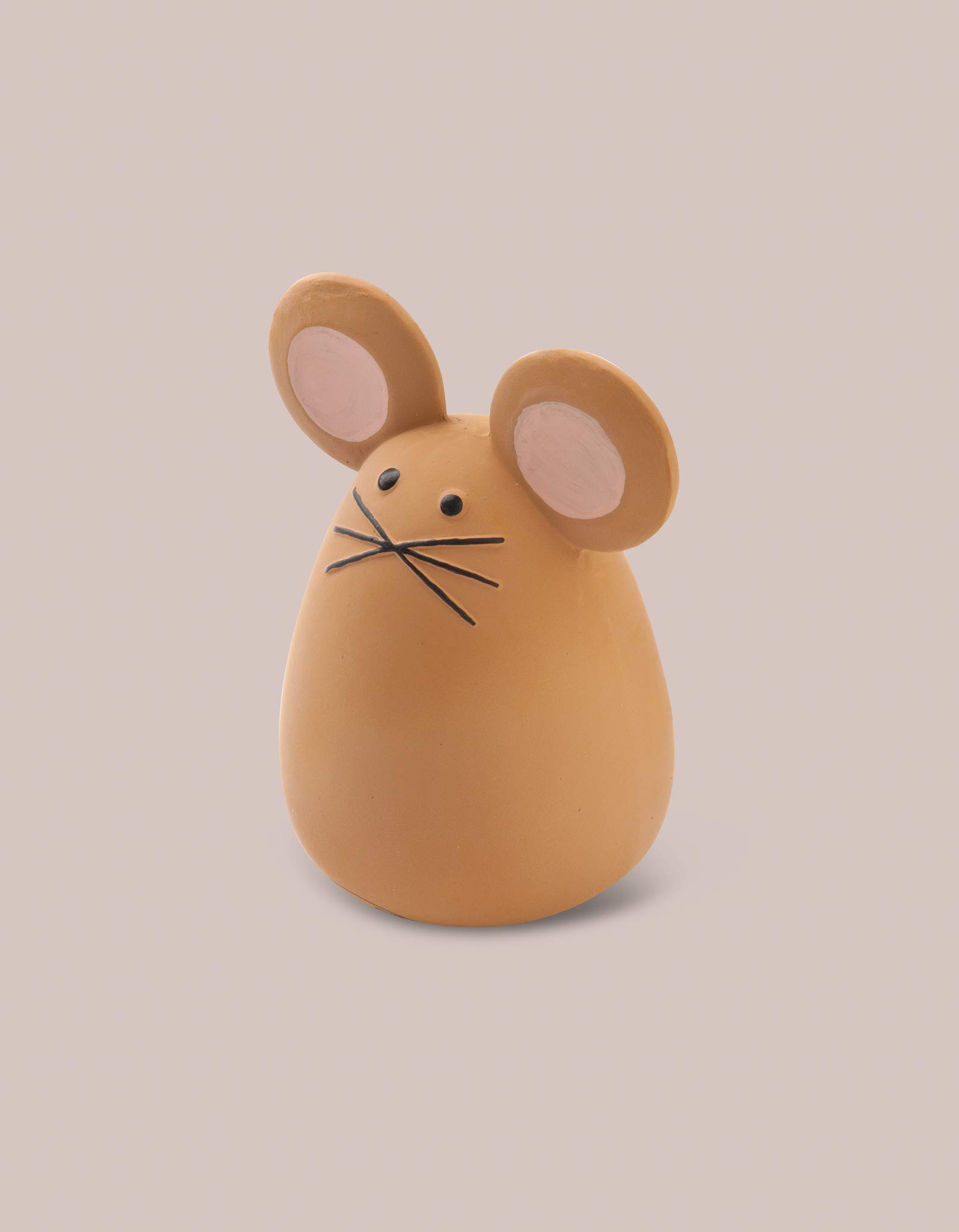 Petego Tato The Mouse Interactive Dog Toy - Brown Plush Chew Toy for Small & Medium Dogs - Perfect for Fetch, Training & Playtime