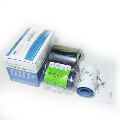 YMCKT 534000-003 Color Ribbon Cartridge Compatible with Datacard SP35 SP55 SP75 Plus & SD260 SD360 Printers - Ideal for ID Card Printing, Badge Making, and Secure Document Production