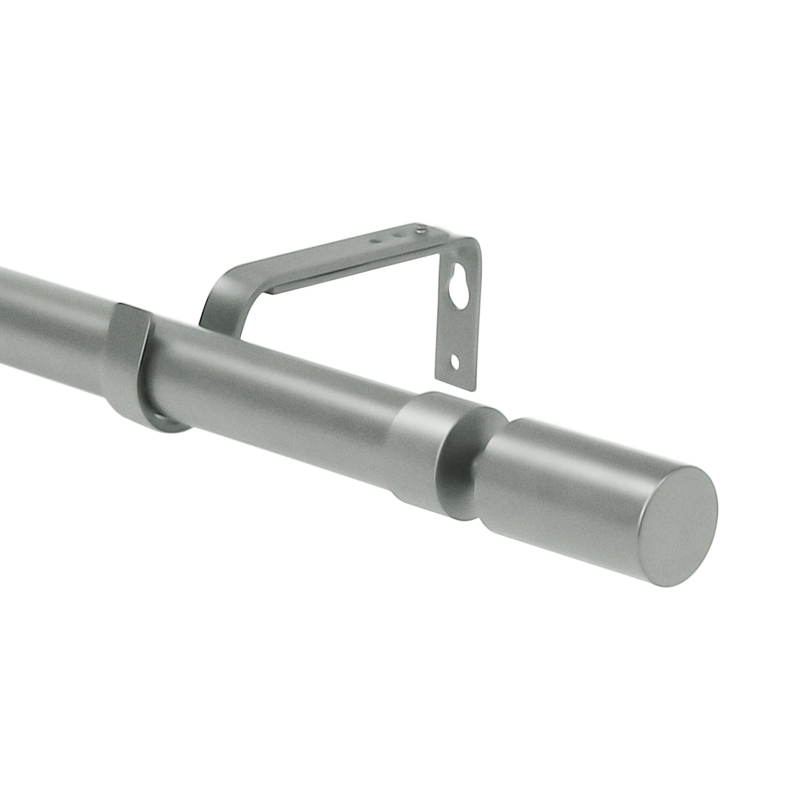 1 Inch Sullivan Adjustable Single Drapery Curtain Rod - 8 Finishes Options for Windows, Living Room & Bedroom Decor