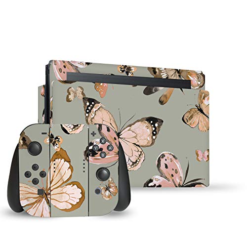 Papillons Or Vert