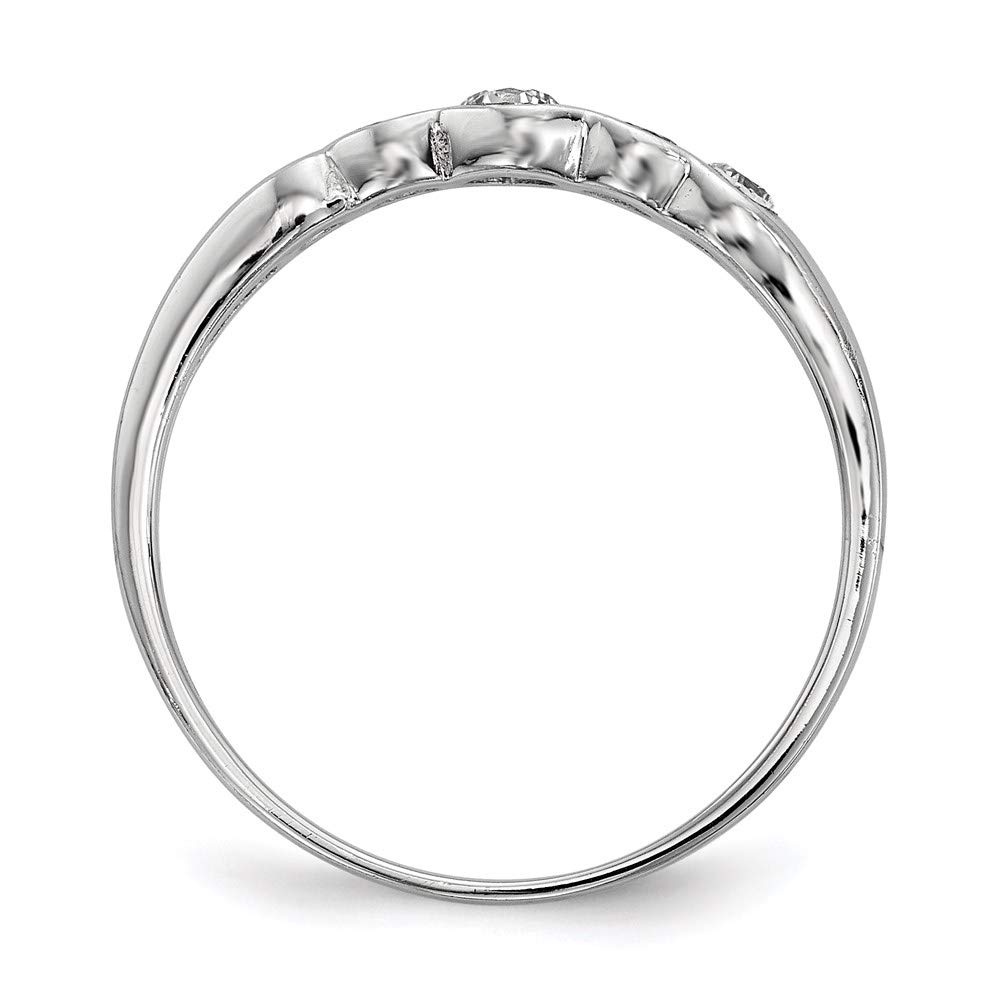 925 Sterling Silver 5-Stone Bezel Set Cubic Zirconia Ring for Women | Elegant Fine Jewelry Gift for Her | Perfect for Anniversaries, Birthdays & Special Occasions