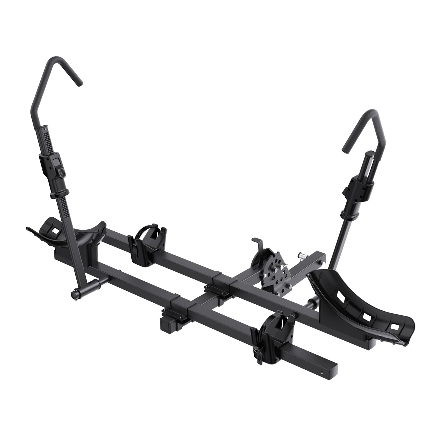 Heavy Duty 2-Bike Hitch Rack for E-Bikes & Fat Tire Bikes - 200 lbs Capacity, Wobble-Free Smart Tilting Platform - Fits 2 Inch Receiver - Perfect for Road Trips, Camping & Outdoor Adventures