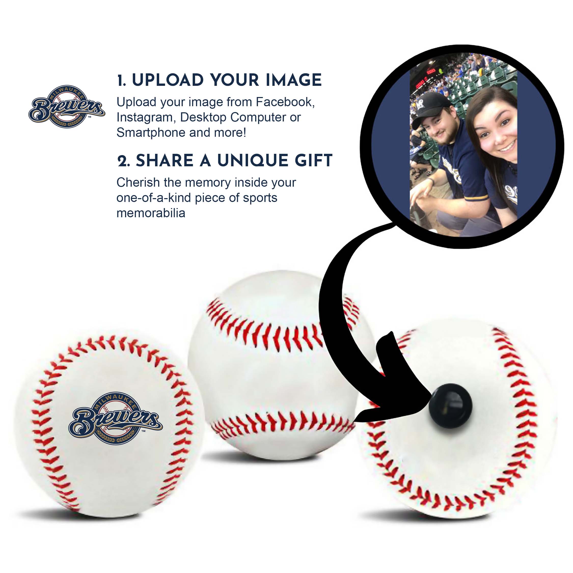 Milwaukee Brewers MLB Baseball Picture Inside - Perfect for Fans, Home Decor & Sports Memorabilia Collection
