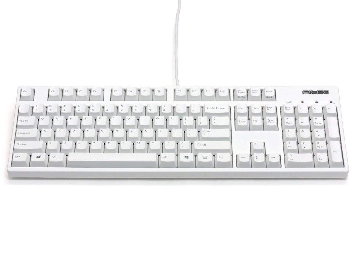 FILCO Majestouch 2 HAKUA Mechanical Keyboard - Cherry MX Silent Red Switches - Quiet Gaming & Office Keyboard for Typing, Programming & PC Work