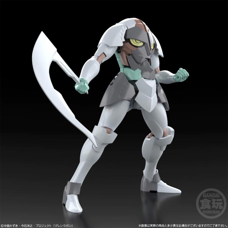 Bandai SMP Shokugan Modeling Project Gurren Lagann & Enki Action Figure Model Kit - Anime Robot Building Set for Collectors & Display