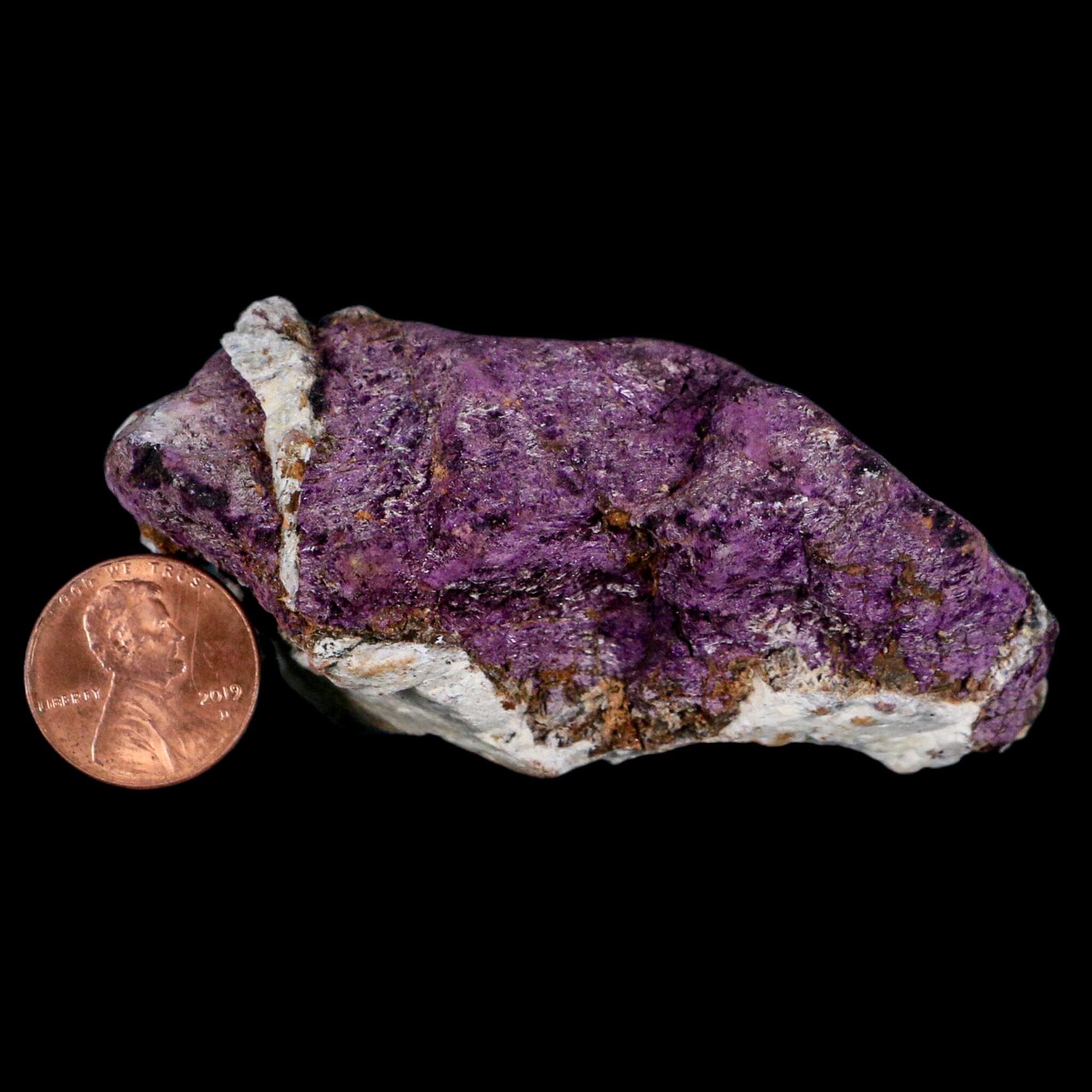 Natural Rough Purple Purpurite Manganese Mineral Specimen from Namibia - Rare Crystal for Mineral Collectors, Healing Crystals & Home Decor