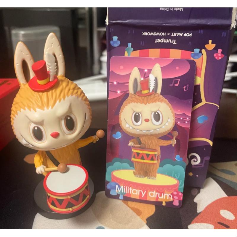 Labubu The Monsters Forest Concert Series Military Drum - Cute Collectible Vinyl Figure for Display, Gifts & Anime Fans | Perfect for Shelf Decor, Office Display & Pop Culture Collections