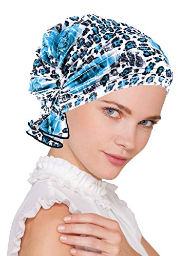 17- Ruffle Blue Rose Animal Leopard