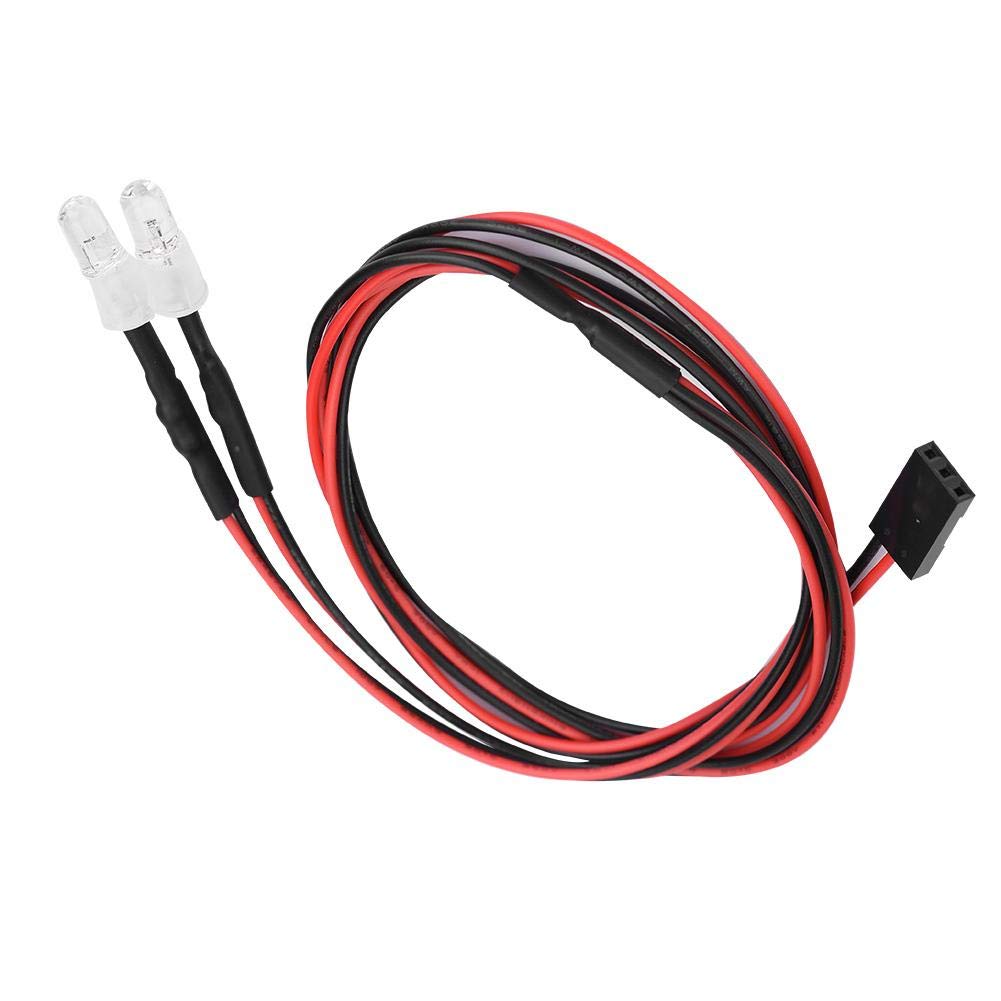 1/10 Scale RC Car LED Light Bar - 5mm Red Headlights for Drift Racing Models | Waterproof LED Accessories for Night Driving & Off-Road RC Vehicles