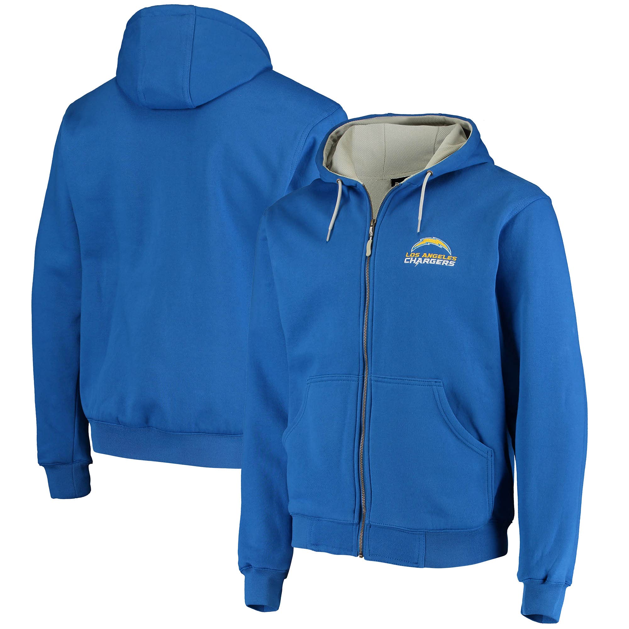 Dunbrooke Men's NFL Craftsman Thermal-Lined Full-Zip Hoodie Sweatshirt - Officially Licensed, Warm Fleece Lining, Team Logo - Perfect for Game Day, Tailgating & Cold Weather Outfits