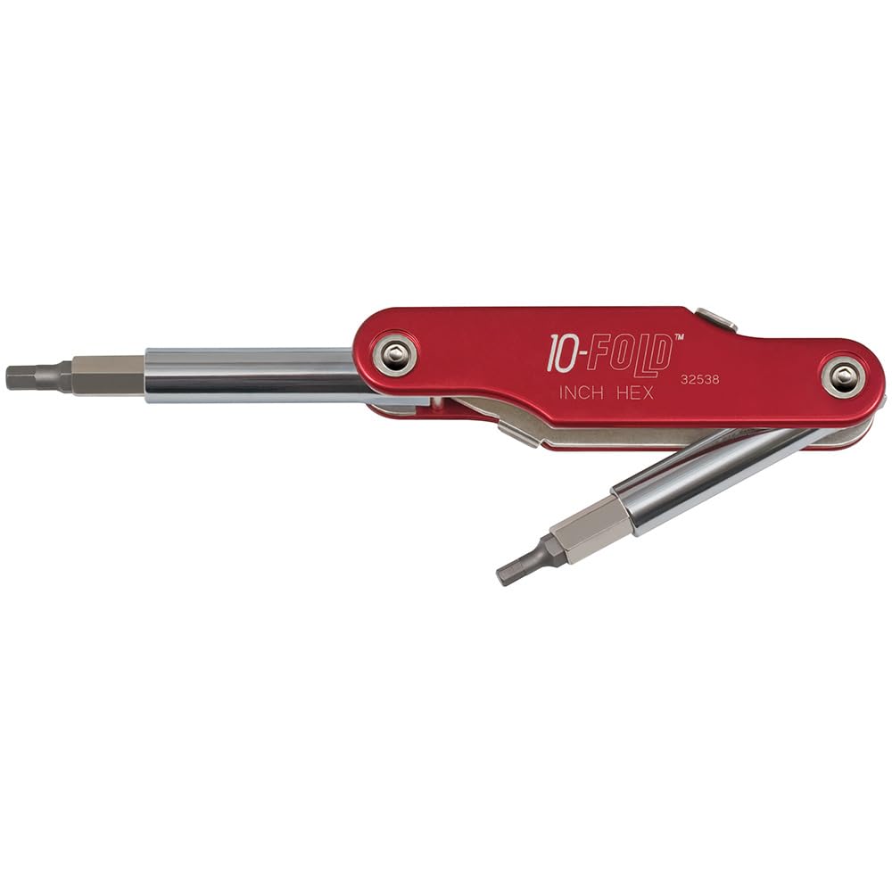 Klein Tools 32538 10-Fold Screwdriver & Nut Driver Set for DIY & Repairs