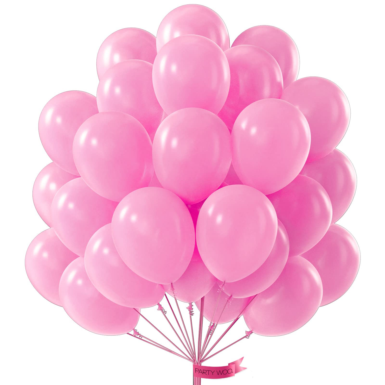 50 Pcs 12 Inch Pearl Pink Balloons for Party Decor - Premium Quality Balloon Garland & Arch Kit - Perfect for Birthday Parties, Baby Showers, Wedding Decorations & Special Events - Elegant Pink Balloon Set (Z58)
