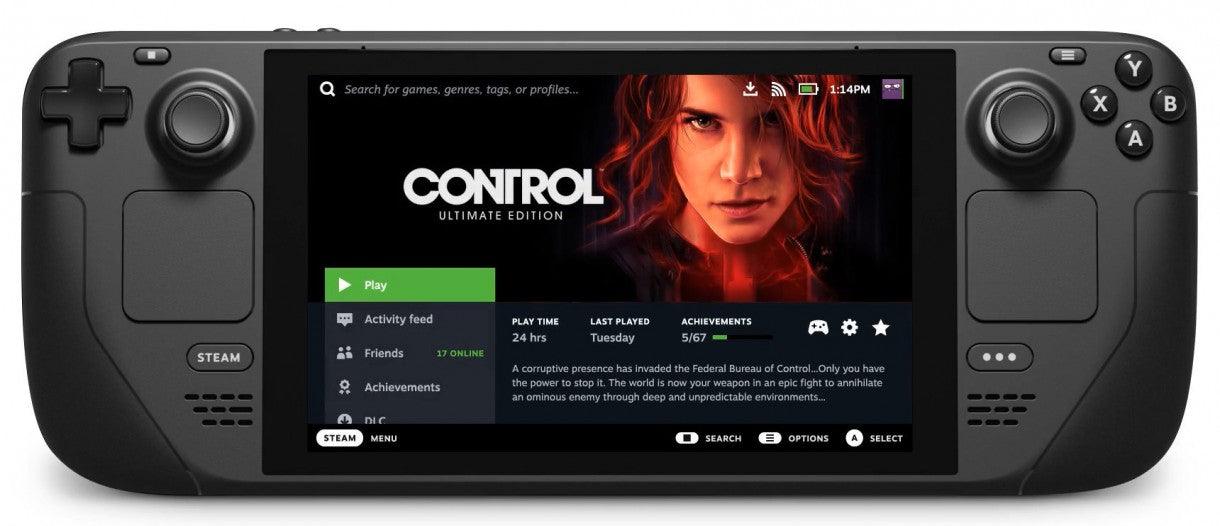 Steam Deck OLED Handheld Gaming PC - 512GB/1TB Portable Game Console for AAA Games & Emulation | Perfect for Travel, Commuting & Home Gaming