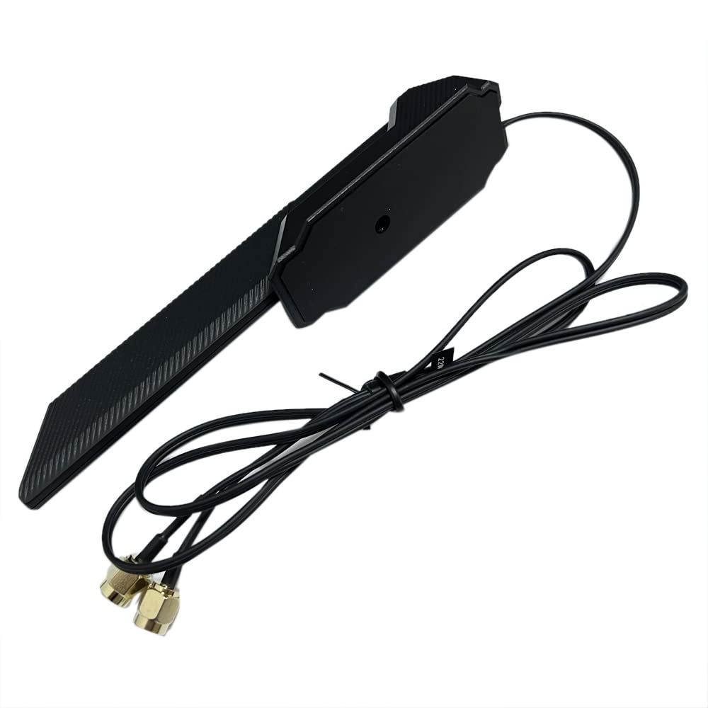 Gintai 6E WiFi Antenna Cable for ASUS ROG Rampage VI Extreme Encore X299-E, TUF Gaming, X570-PRO WiFi II, Z690-PLUS WiFi, Z690-PLUS WiFi D4 & GIGABYTE Z590/Z690 Gaming Motherboards - High-Speed Wireless Connectivity for Gaming PCs & Workstations
