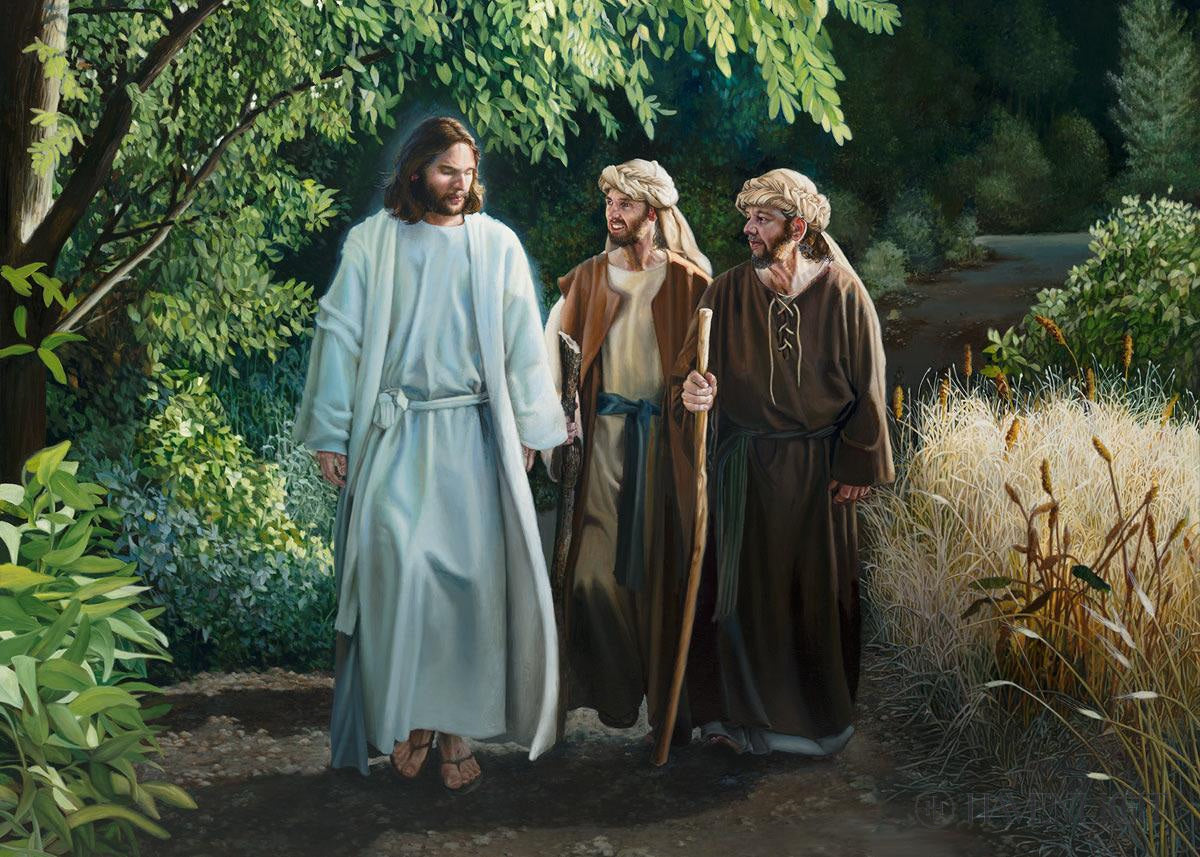 Emmaus By Liz Lemon Swindle - Inspirational Christian Wall Art for Home & Church Decor | Perfect for Living Room, Bedroom & Office