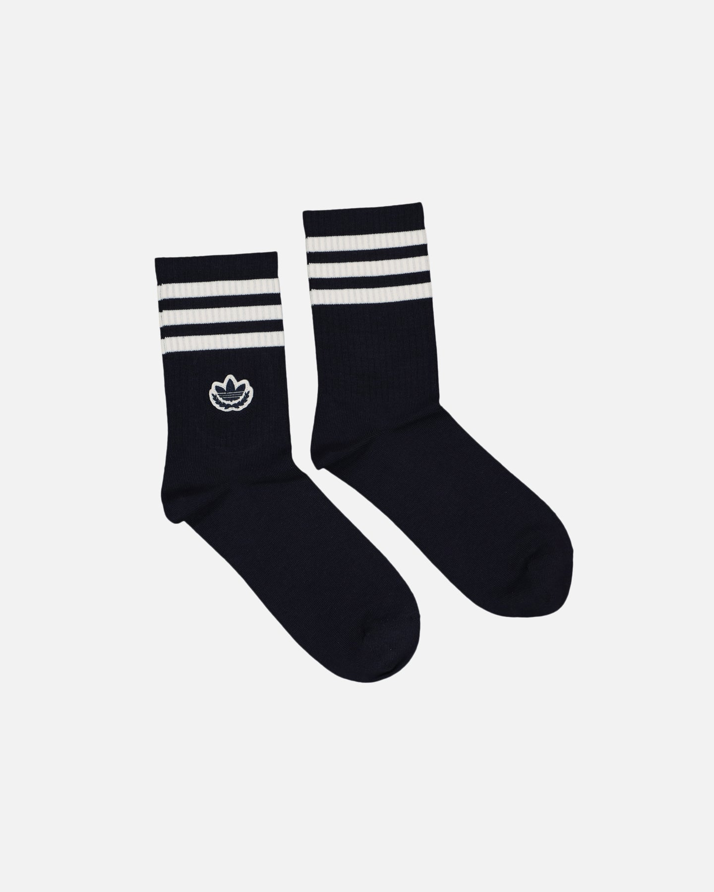 Adidas Premium Crewcut Socks 2-Pack - White/Legend Ink - Athletic & Casual Comfort Socks for Men - Perfect for Running, Gym & Everyday Wear