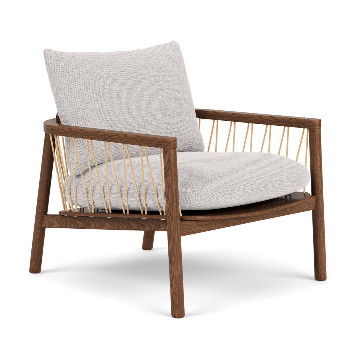 Enzo Fabric Armchair - Modern Upholstered Accent Chair for Living Room, Bedroom & Office - Comfortable Lounge Chair with Sturdy Wooden Legs - Perfect for Relaxing, Reading & Decorating