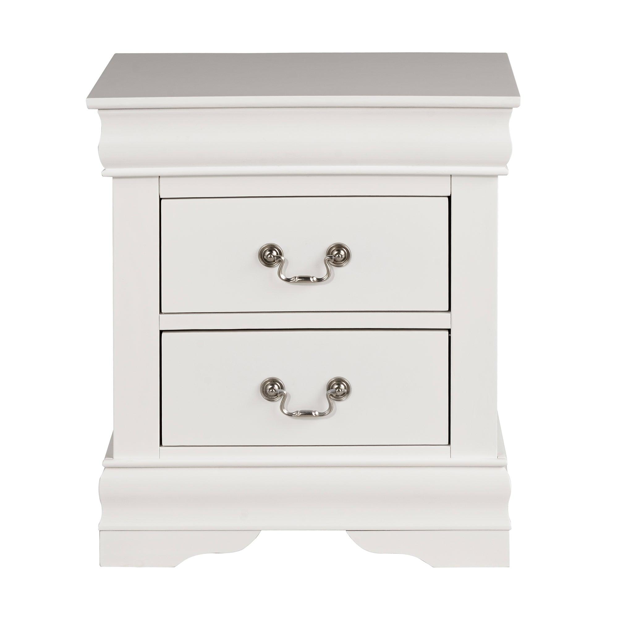 Louis Philippe Night Stand by Furniture of America - Elegant Bedside Table for Bedroom Decor, Storage & Organization