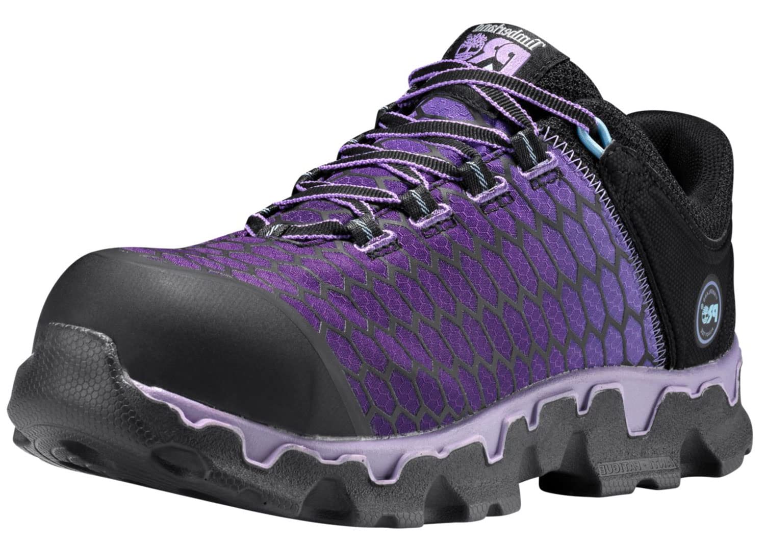 Timberland PRO Women's Powertrain Sport Alloy Safety Toe Work Shoes - Static Dissipative Industrial Athletic Shoes for Women - Perfect for Construction, Warehouse & Factory Work