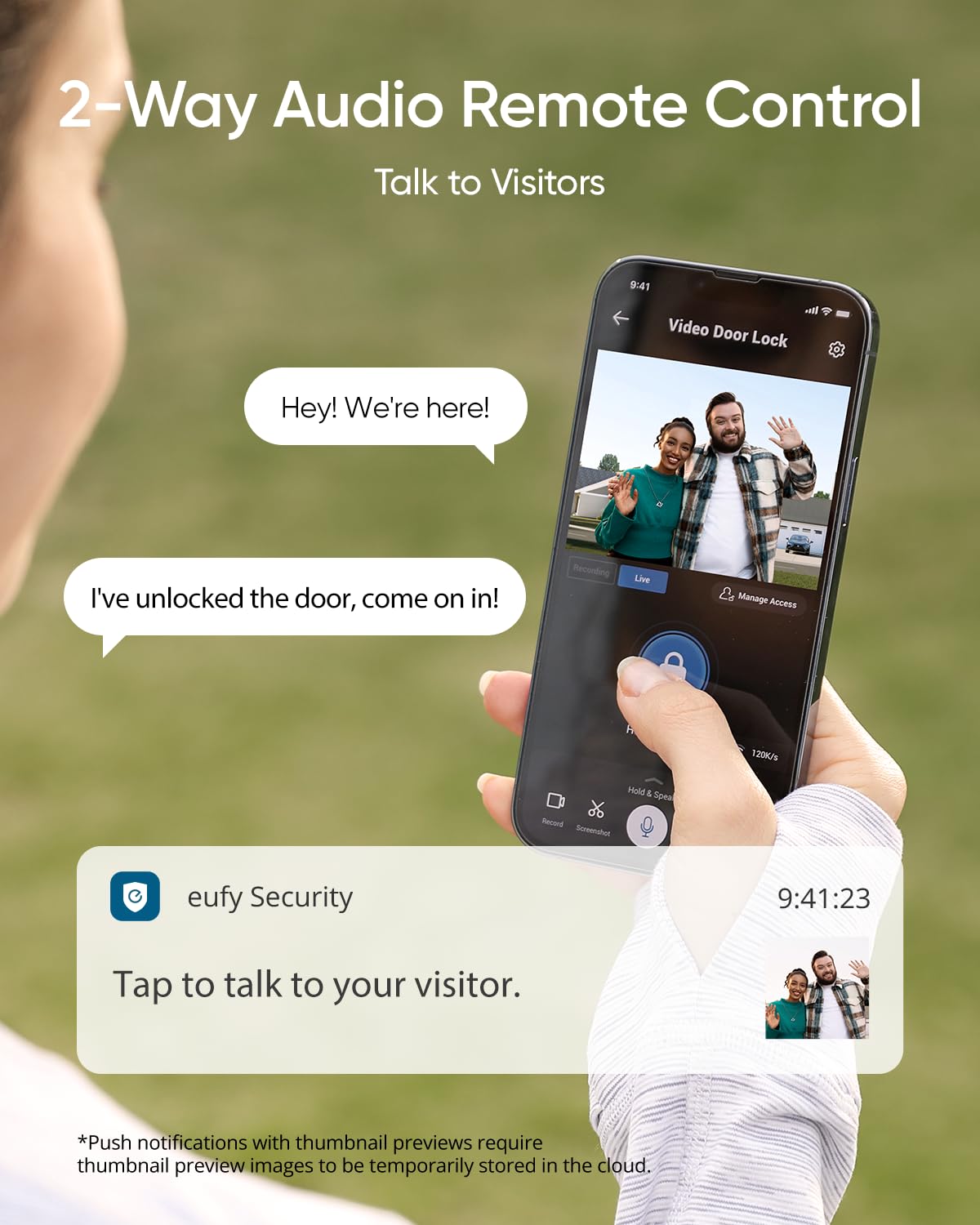eufy Security Video Smart Lock S330 - 3-in-1 Smart Wi-Fi Deadbolt with Camera, Doorbell & Fingerprint Keyless Entry | Front Door Security System with App Remote Control, SD Card Storage & Included Chime | Perfect for Home Security, Smart Home Automation & Remote Access