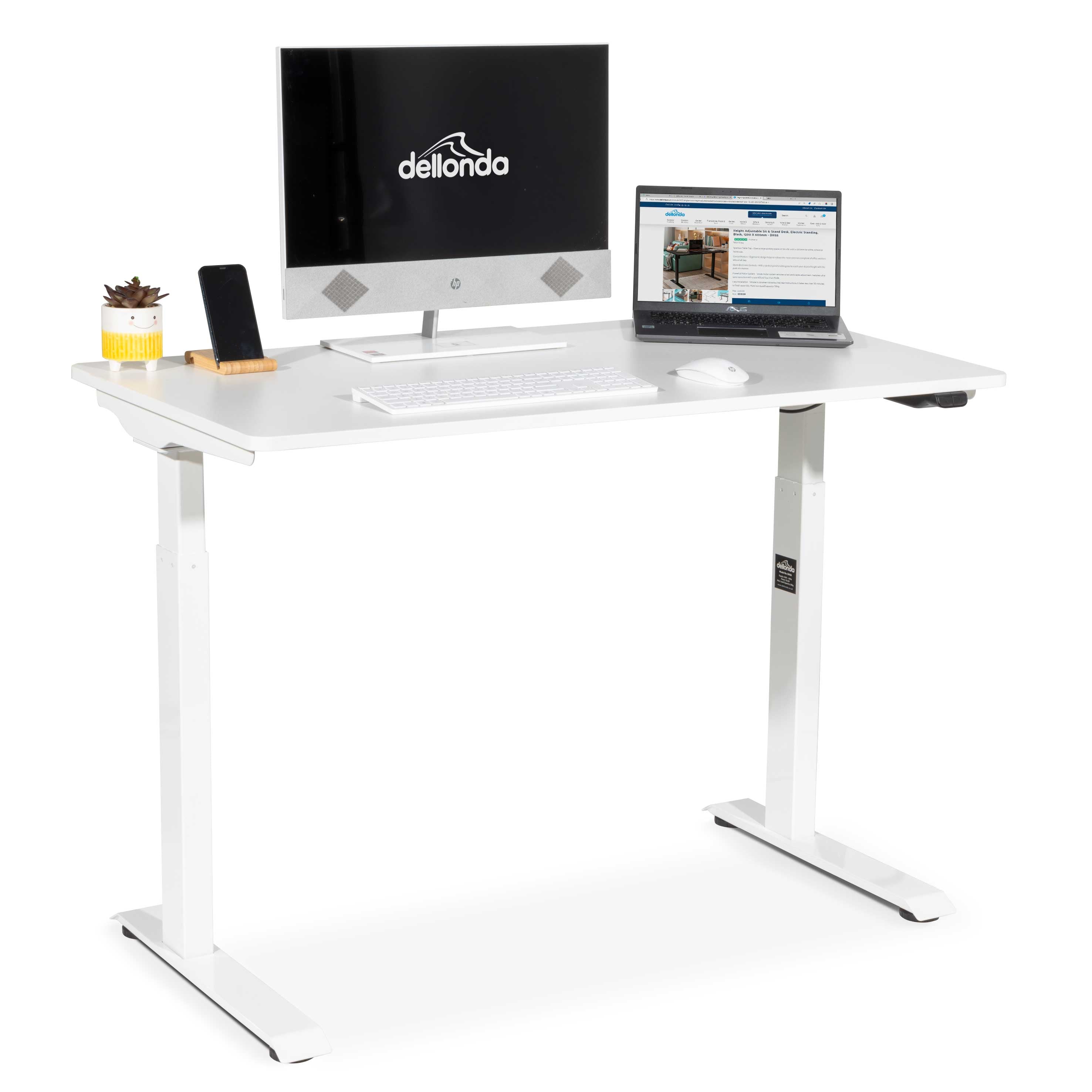 Electric Height Adjustable Sit Stand Desk - 47.2