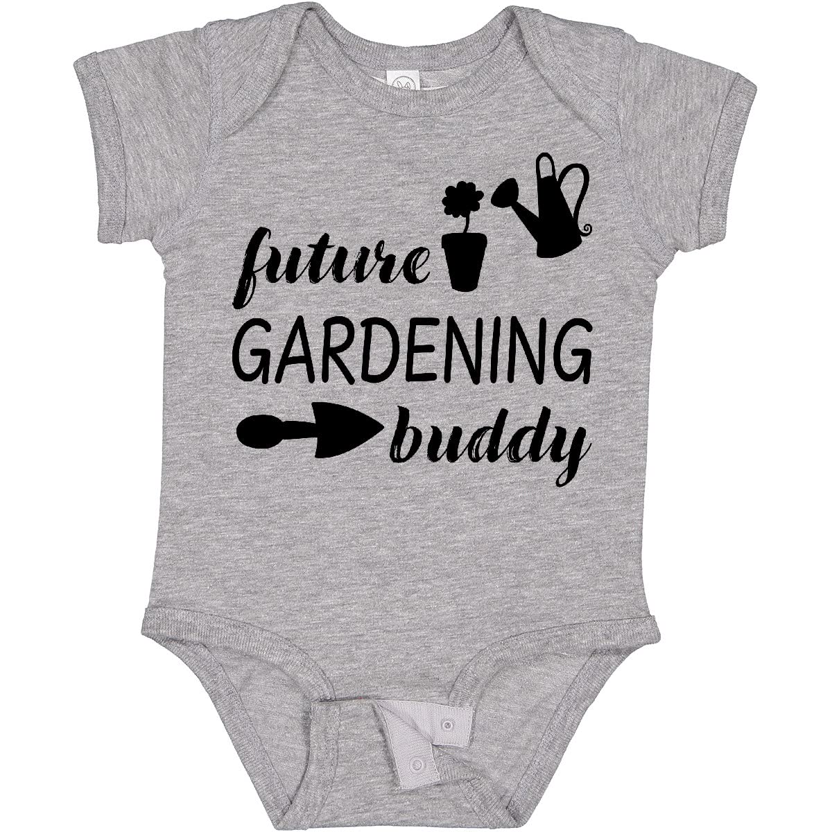 Inktastic Future Gardening Buddy Baby Bodysuit - Cute Organic Cotton Onesie for Toddlers & Infants - Perfect for Outdoor Play, Gardening Activities & Family Bonding Time