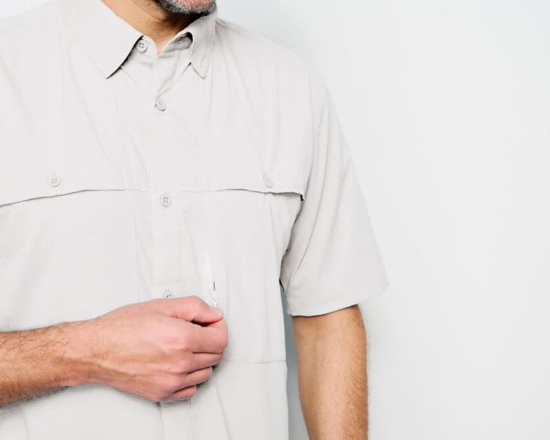 Orvis Men's Open Air Caster Short-Sleeve Solid Casual Shirt - Breathable & Lightweight for Fishing, Hiking & Outdoor Adventures