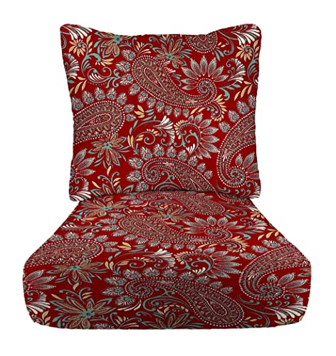 Eastman Berry Red Paisley