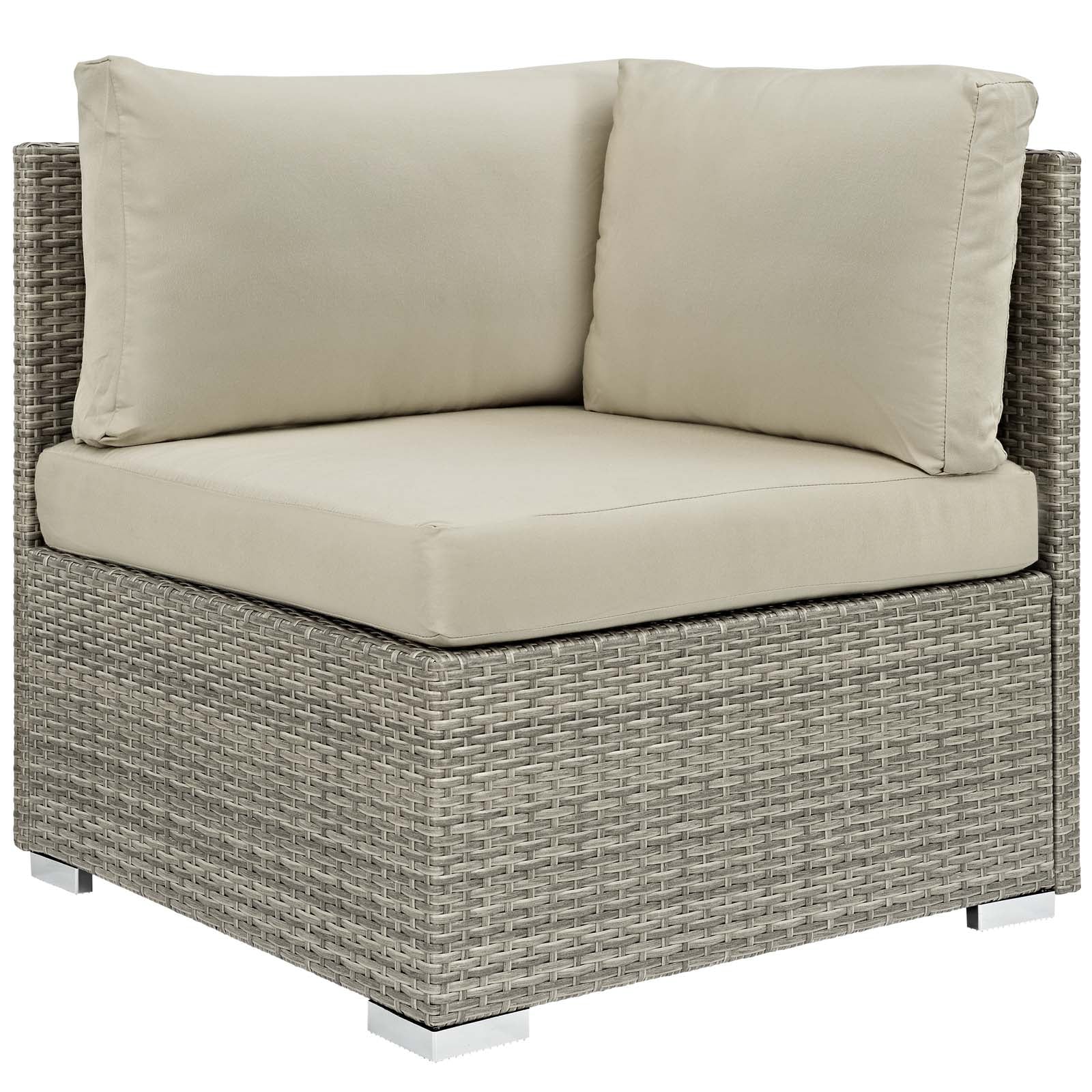 Waterproof Sunbrella® Fabric Outdoor Patio Corner Sofa Cushion - UV Resistant & Weatherproof for Garden, Poolside, and Deck Furniture - Perfect for Outdoor Relaxation and Entertaining