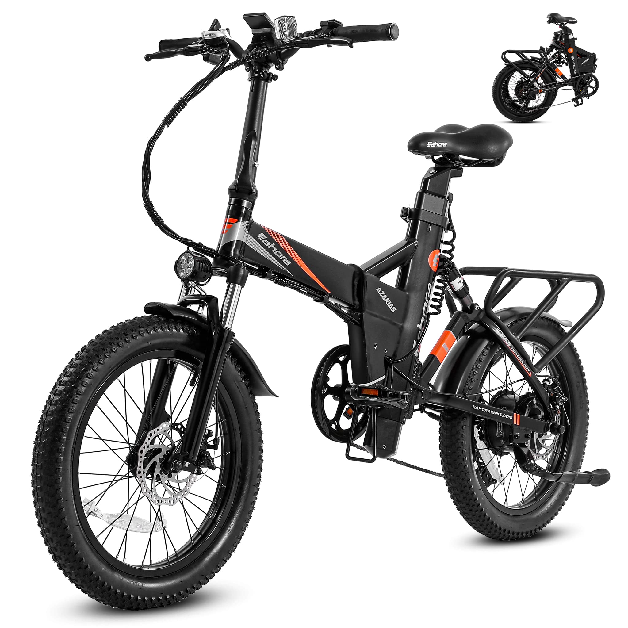 750W Step-Thru Electric Bike for Adults - 32MPH, 18Ah Battery, 20