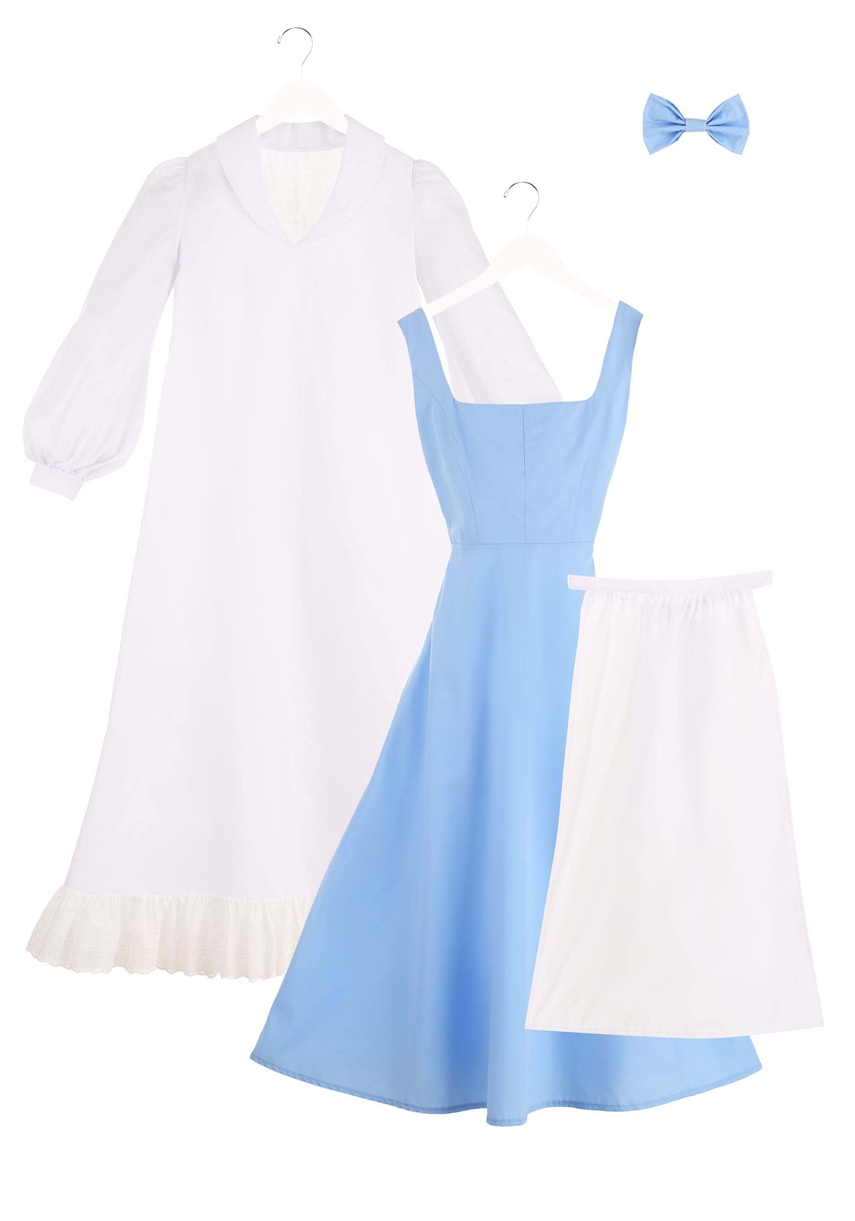 Women's Beauty and the Beast Belle Blue Dress Costume - Disney Princess Cosplay Outfit for Halloween, Cosplay Parties & Theme Events