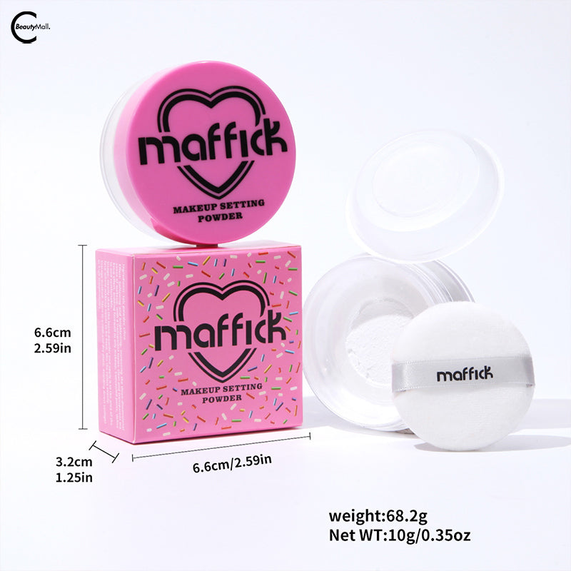 MAFFICK Oil Control Loose Setting Powder - Translucent Mattifying Face Powder for Oily Skin, Makeup Setting & Shine Control | Perfect for Daily Wear & Photo Shoots