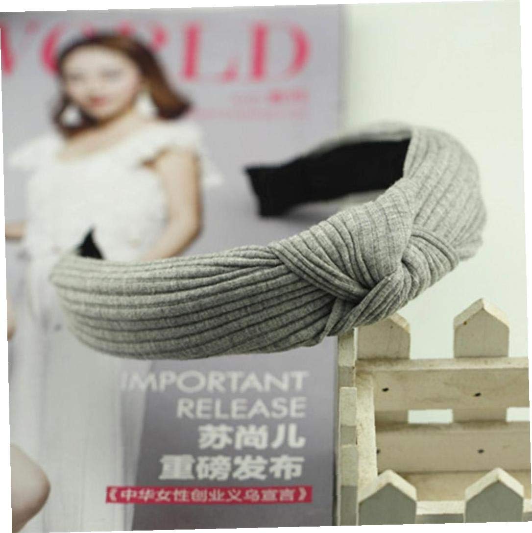 Women's Knitted Wide Hair Hoop Knot Headbands - Stretchy Hard Headband for Girls & Women - Perfect for Sports, Workouts, Yoga, and Everyday Fashion Accessory