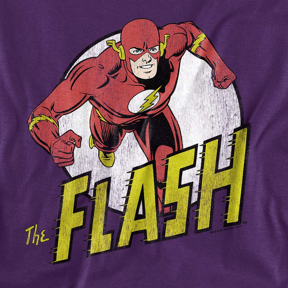 Popfunk Classic The Flash Fastest Man Alive T-Shirt - Superhero Graphic Tee for Men & Women - Perfect for Cosplay, Comic Con & DC Fans
