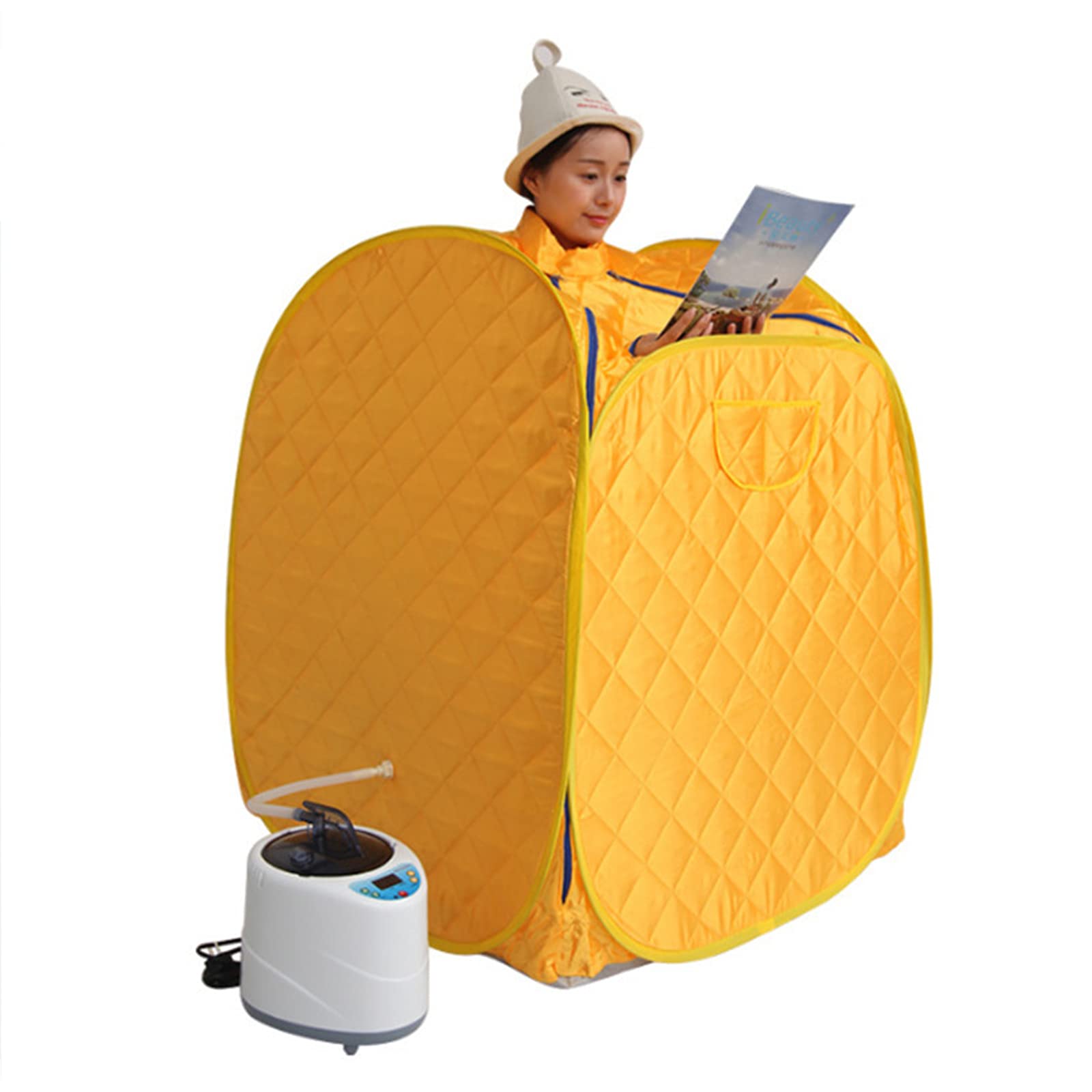 Portable Steam Sauna Tent for Home Spa - 2L Steamer with Remote Control for Detox, Weight Loss & Relaxation | Perfect for Living Room, Skin Care & Slimming Therapy