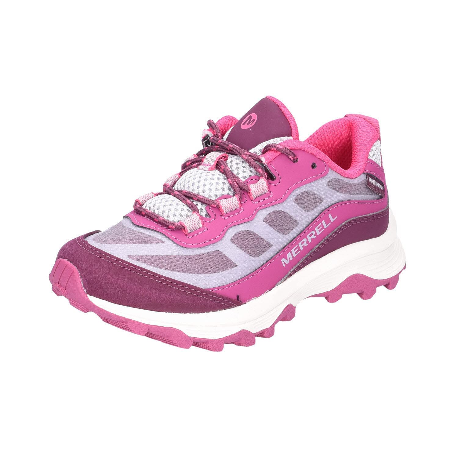 Merrell Kids Moab Speed Low Waterproof Hiking Shoes - Lightweight & Durable Outdoor Sneakers for Boys and Girls - Perfect for Trail Walking, Camping, and School Activities
