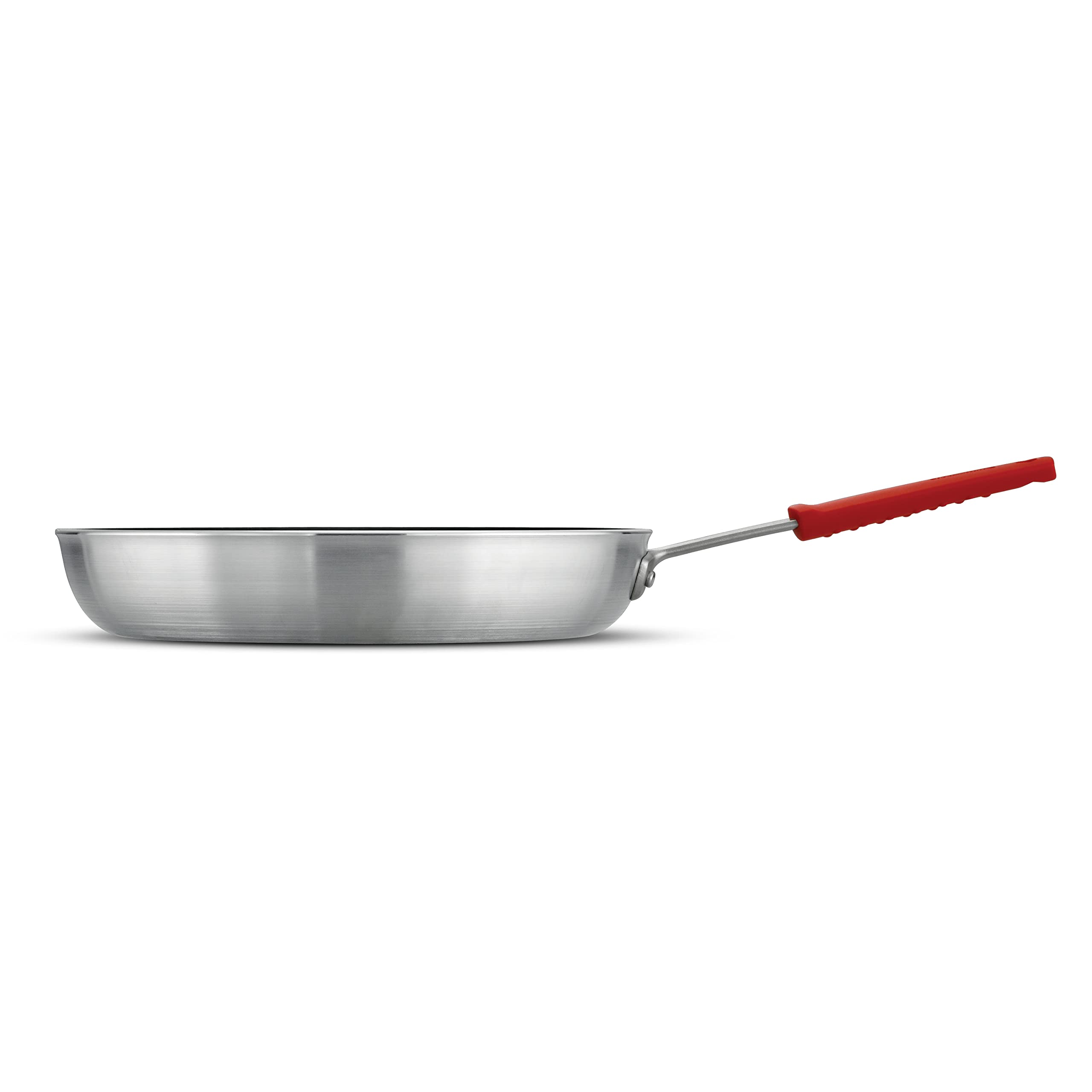 Tramontina Professional 14-Inch Nonstick Extra Large Frying Pan - Heavy-Gauge Aluminum Skillet with Reinforced Coating, Red Handle, Dishwasher & Oven Safe (450°F) - Perfect for Searing, Sautéing & Family Cooking