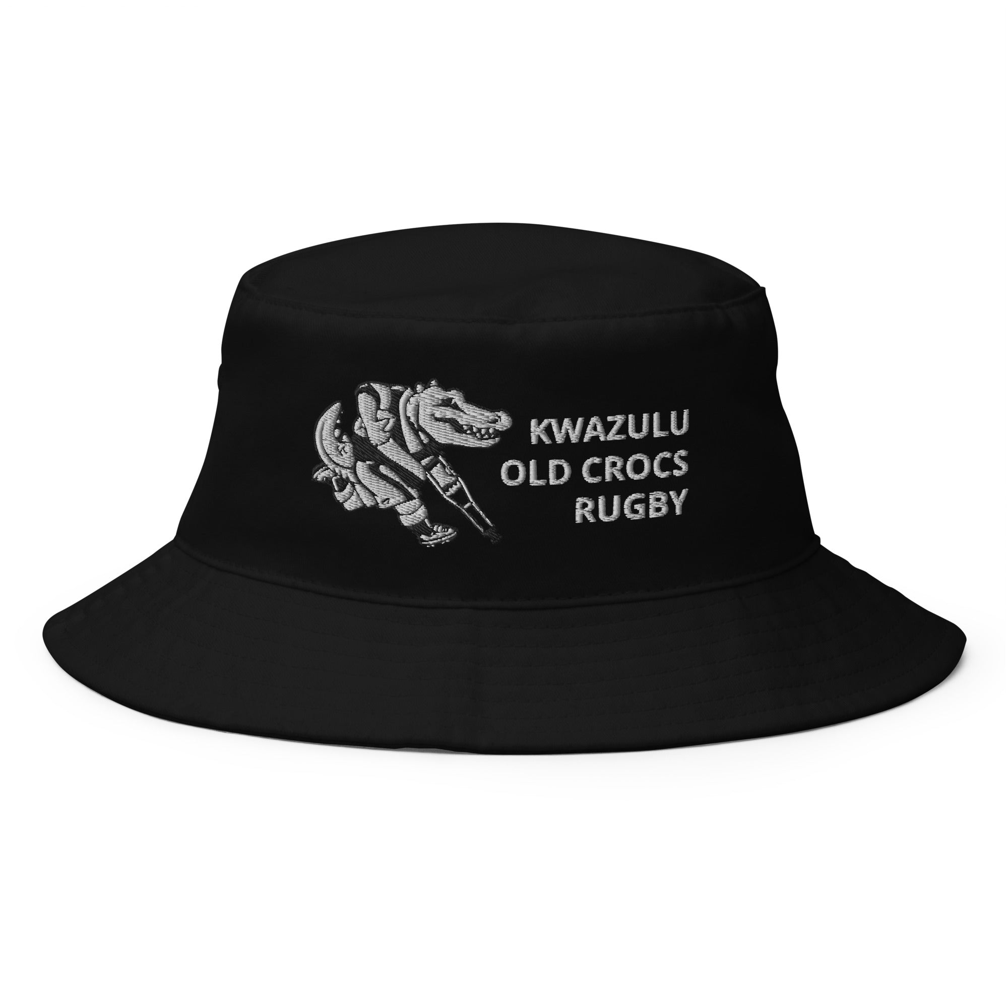 KwaZulu Old Crocs Bucket Hat - Vintage Style Sun Hat for Men & Women - Perfect for Beach, Fishing, and Outdoor Adventures