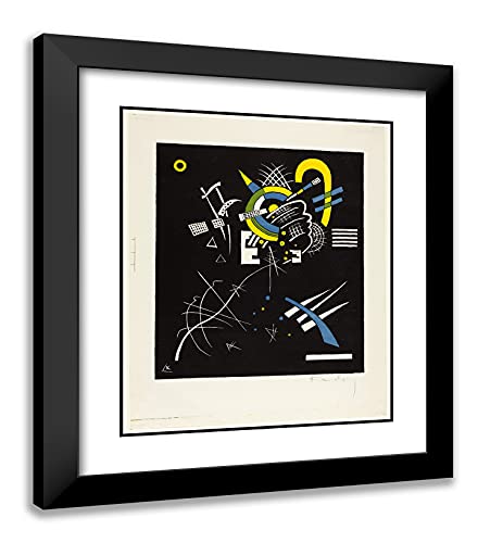 Black Modern Wood Frame With Double Matting